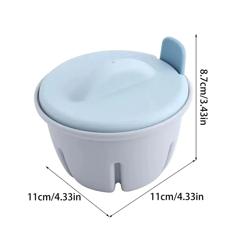 Silicone Egg Cooker 1/2 Cavity Microwave Egg Poacher For Boiled Eggs And Poached Eggs Kitchen Cooking Gadgets Poached Egg Cups Zpaxo single Blue