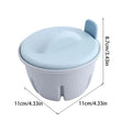 Silicone Egg Cooker 1/2 Cavity Microwave Egg Poacher For Boiled Eggs And Poached Eggs Kitchen Cooking Gadgets Poached Egg Cups Zpaxo single Blue