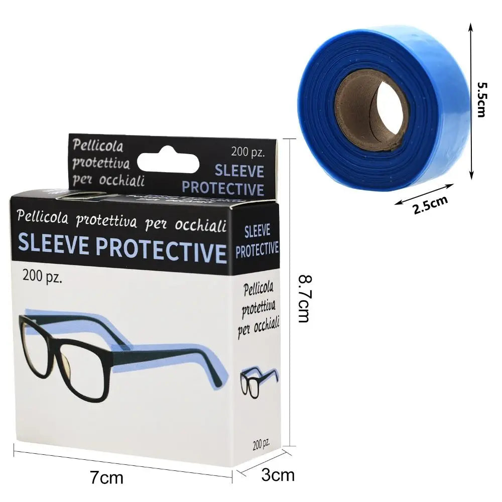 Box Disposable Eyeglasses Temple Covers Anti-slip Easy Use Hair Zpaxo
