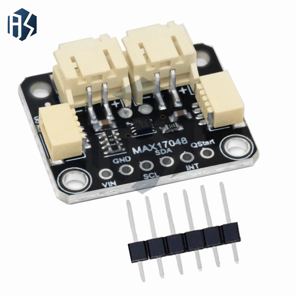 1 5 MAX17048 Battery Monitor Module 2 5V-5 5V Power Meter STEMMA JST Zpaxo