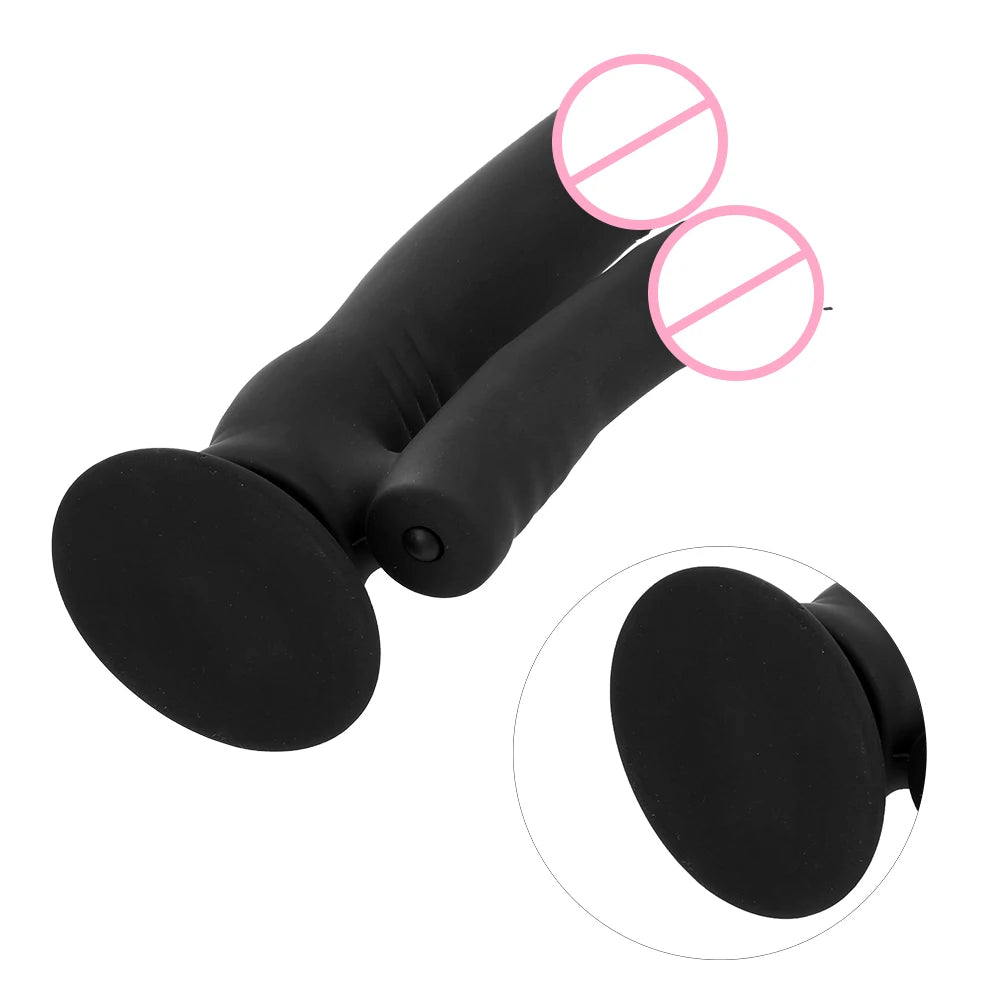 Lesbian Dildo Butt Plug Sex Toys Women Vagina Clitoris Massager