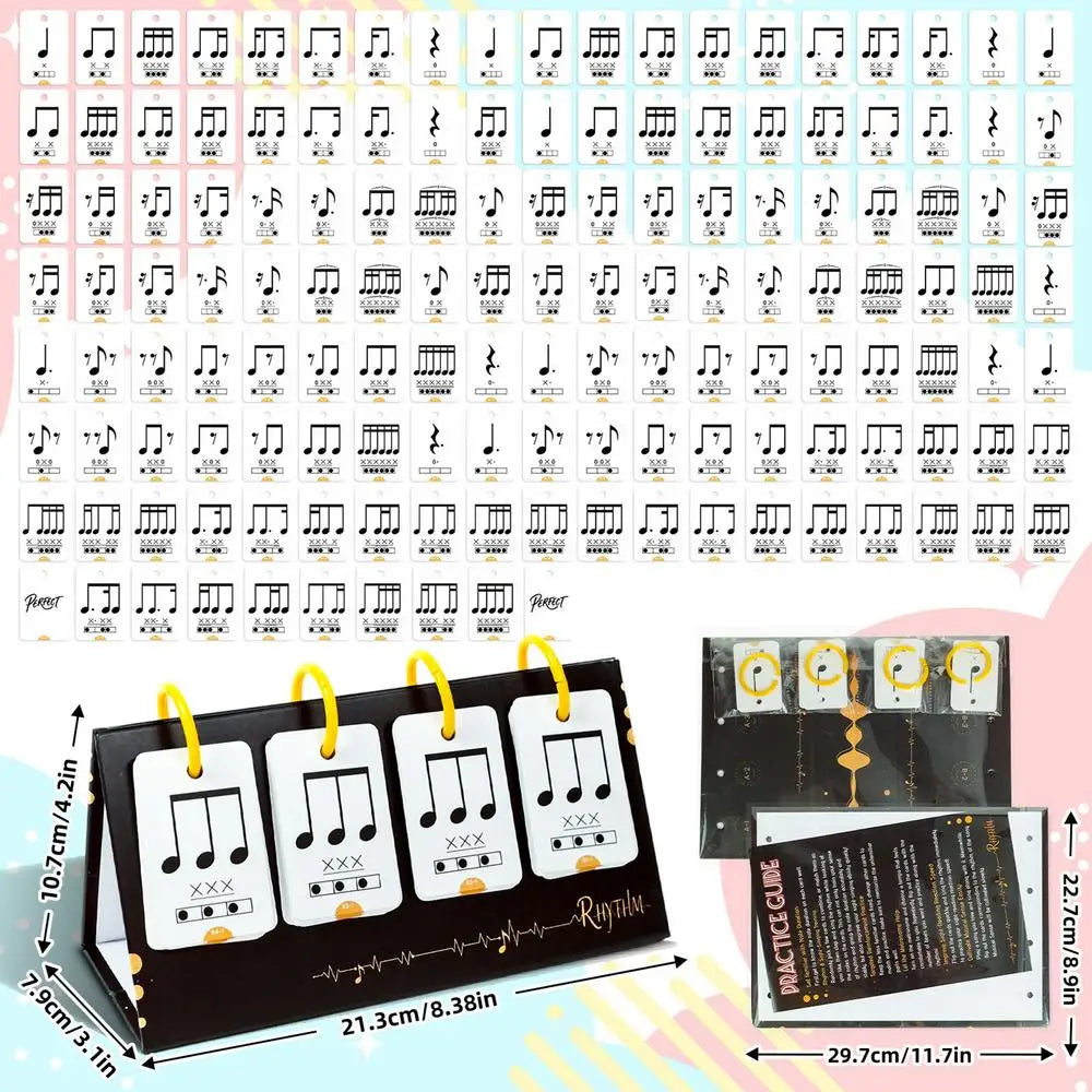 Music Enlightenment Learning Cards Note Instrument Rhythm Cognition