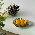 Stainless Steel Plate Shell Shaped Dish Metal Cheese Dessert Dish Plate Jewelry Storage Metal Tray Soap Box Table Decoration Zpaxo Default Title