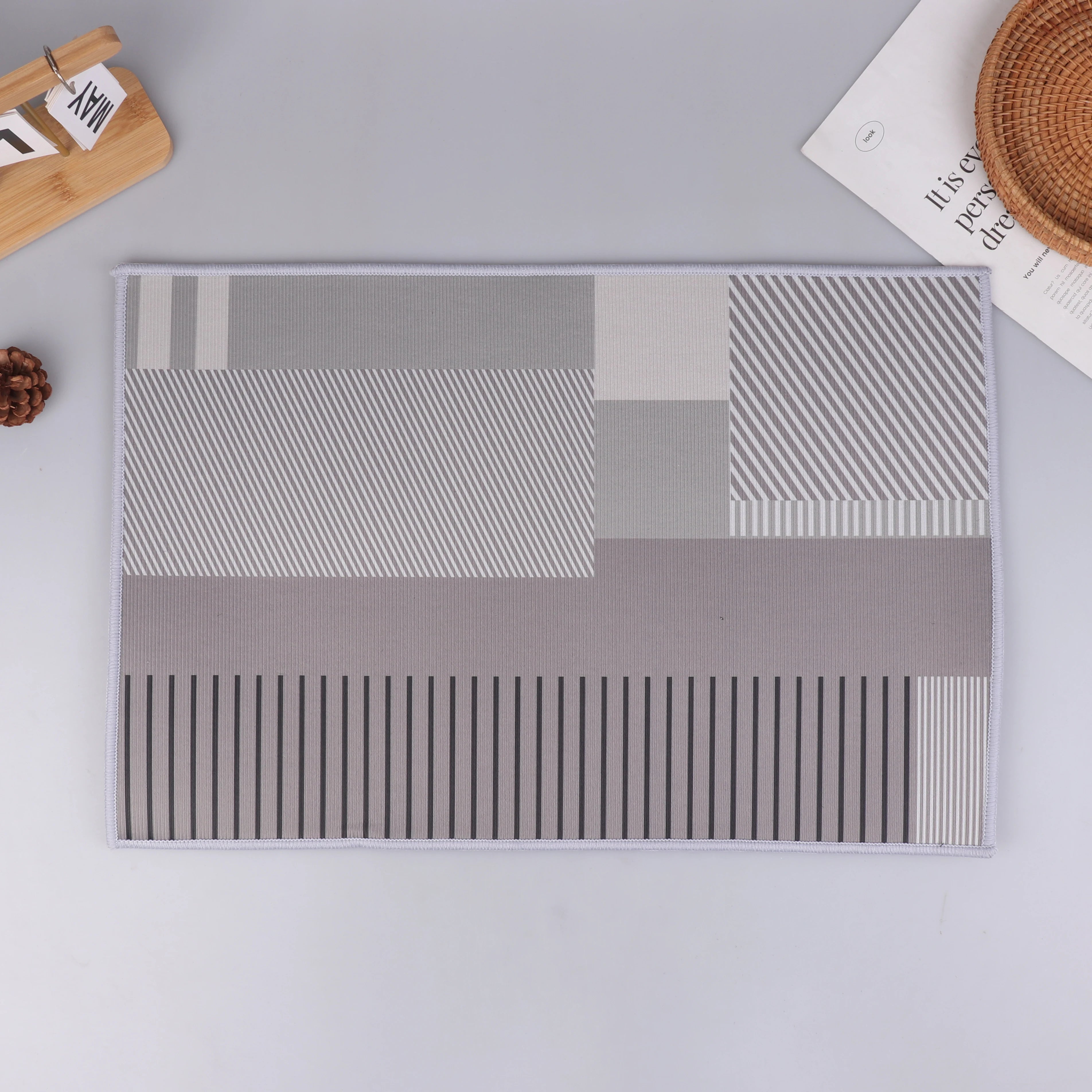 Simple Diatomite Bathroom Mat Household Doorway Water-absorbent Zpaxo A3