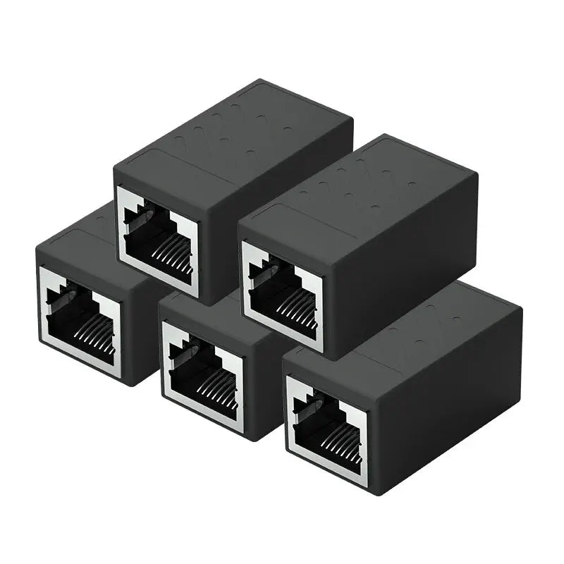 Network Three-in-one Rj45 Cable Extender Crystal Head Docking Zpaxo RJ45 1 To 1-5PCS