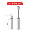 Universal Vertical Telescopic Holder Adjustable Video Card Support Stand Universal Graphics Card Bracket Shock-Absorbing Holder Zpaxo Silvery L
