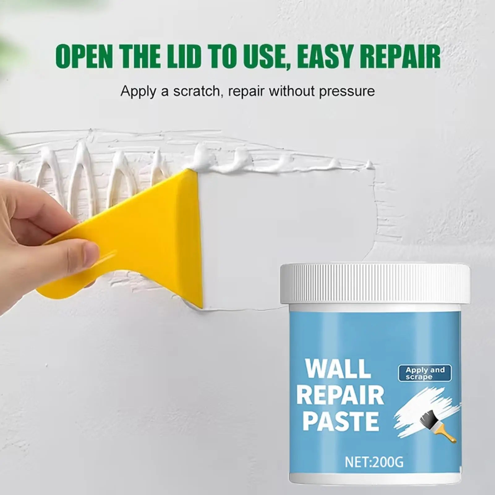 Wall Repair Paste Waterproof Hydrophobic Drywall Putty Mending Cracks