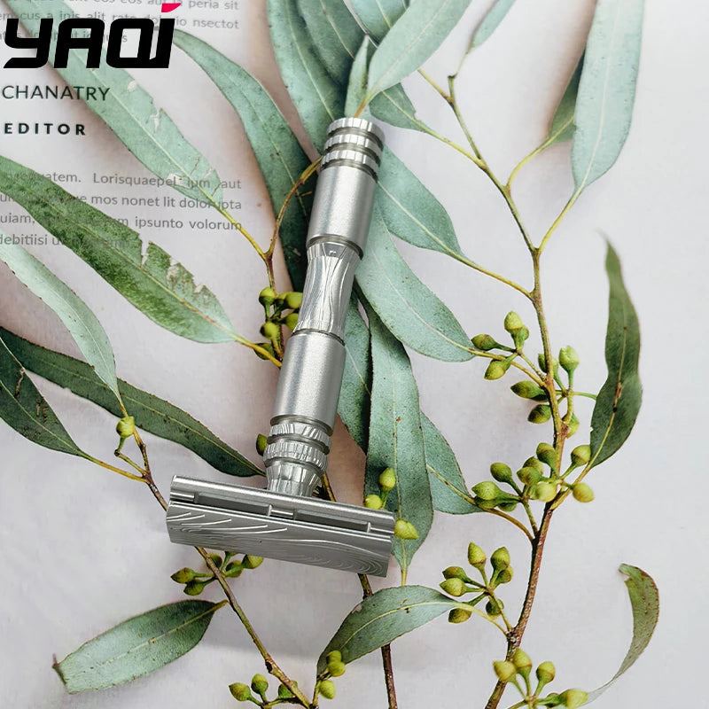 2026 New Arrival！Yaqi Ghost Safety Razor 316 Stainless Steel Smooth Shaving Comfortable Experience Designed Razor Zpaxo