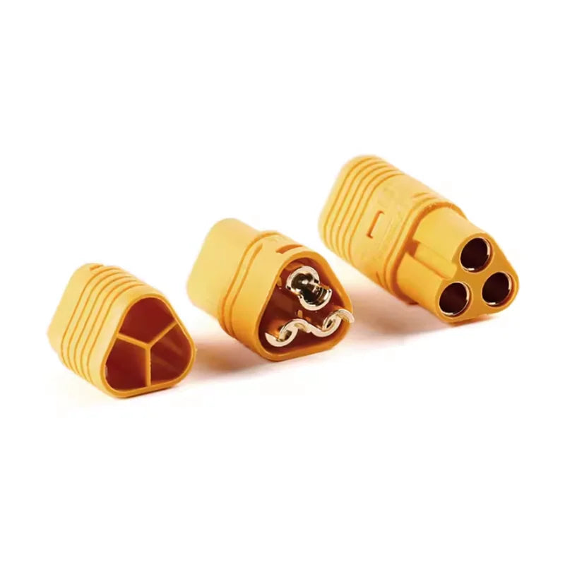 Amass MT60-M/F three pin male and three hole female model aircraft plug socket motor electric charging Zpaxo