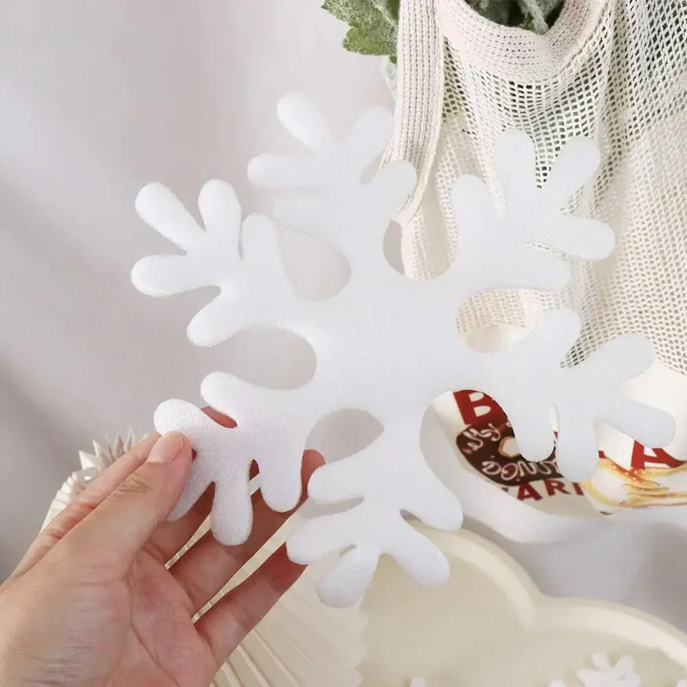 Christmas Decoration Foam Snowflake Ornament Tree Hanging Holiday