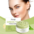 Exfoliating Green Removal Tea Facial Scrub Deep Pore Cleansing Hydrating Blackhead Dead Skin Gentle Scrub Skin Renewal Skin Zpaxo 114g