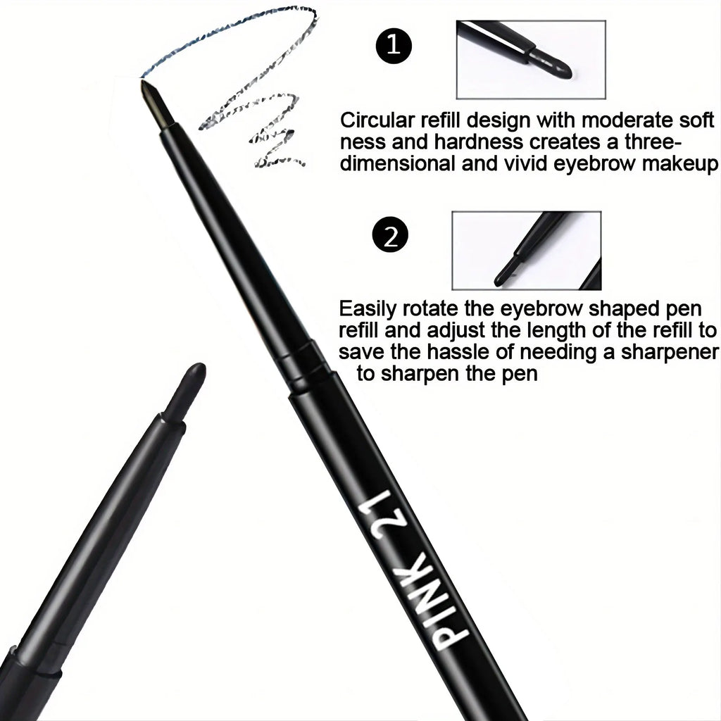 Waterproof Black Eyeliner Pencils-smudge-proof Long-lasting