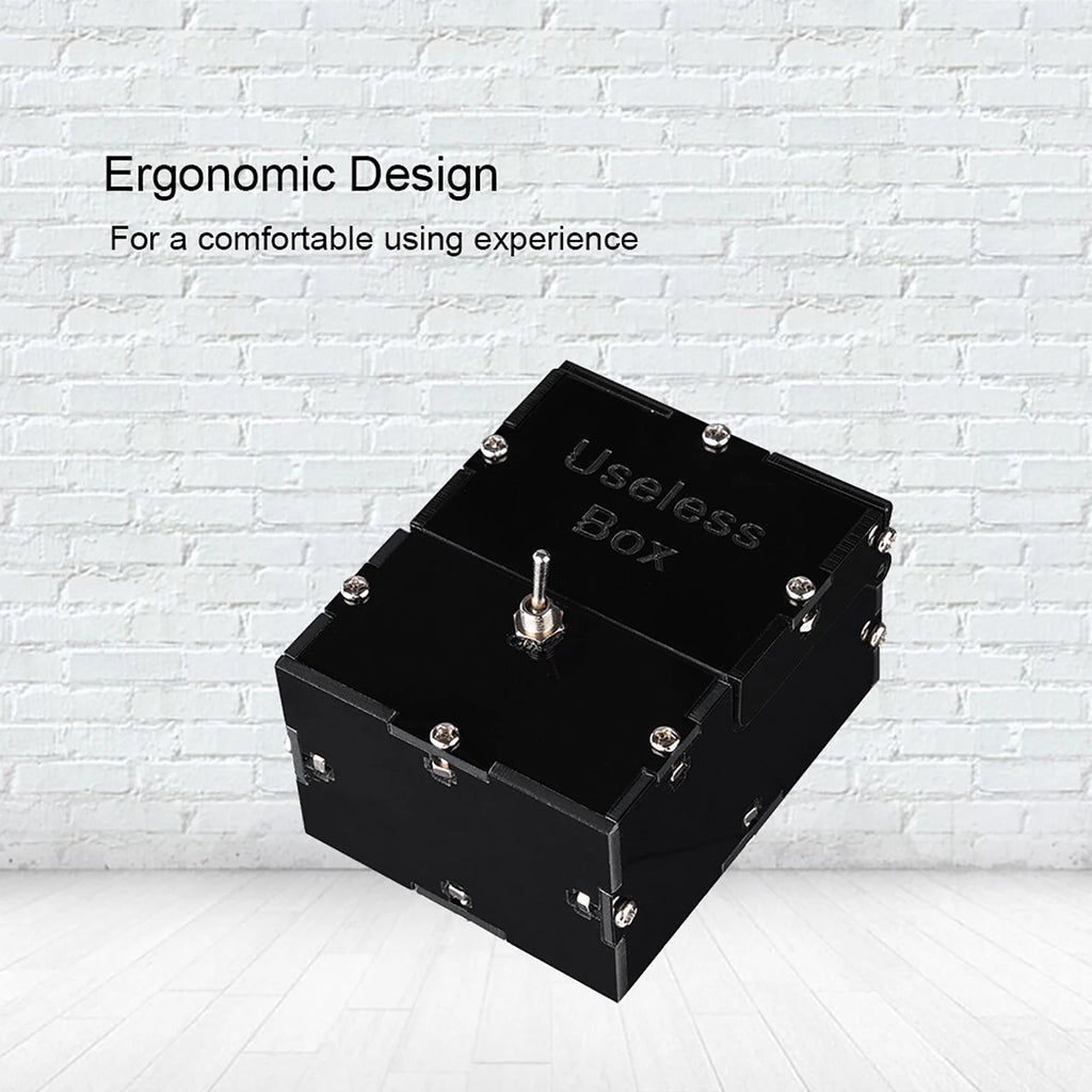 Funny Unique Gifts Mini Useless Box DIY Parts Automatic Leave Me
