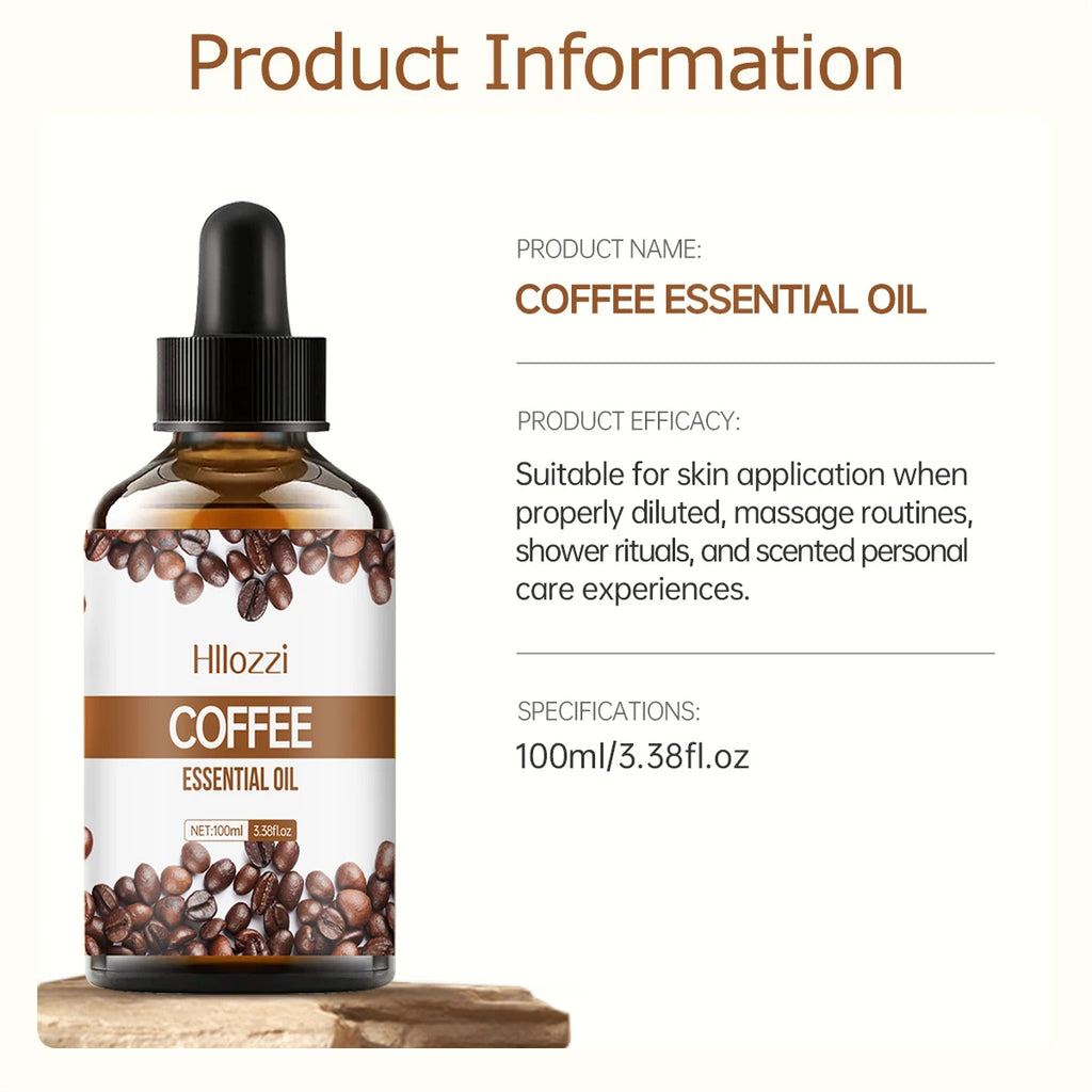 COFFEE ESSENTIAL OIL High-quality Moisturizing Nourishing Massage Zpaxo