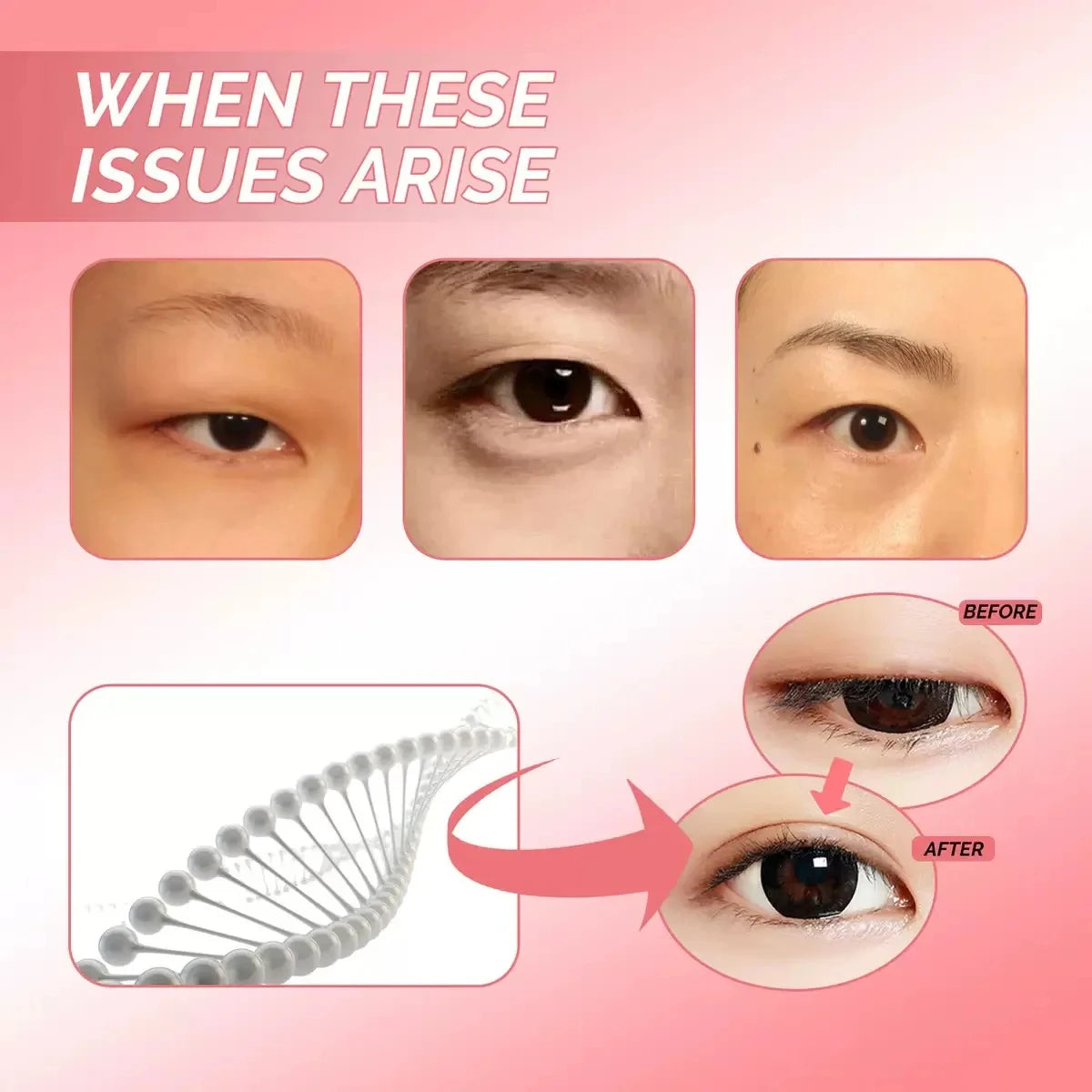 Eelhoe Double Eyelid Styling Cream – Invisible Eye Lift Glue Eyelid Styling Cream Zpaxo