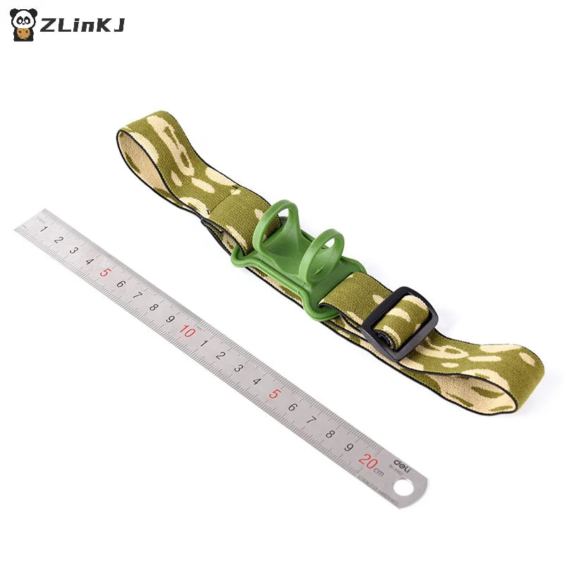 Head Strap Headband 18650 Headlight Flashlight Lamp Torch Headlamp Zpaxo