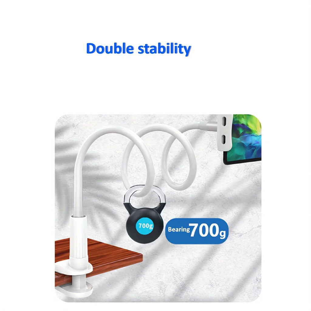 Gooseneck Tablet Mount Holder Bed Desk Phone Flexible Long Arm Clamp
