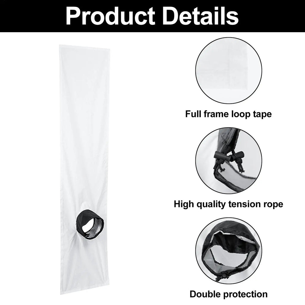 Air Conditioner Sealing Cloth Single Hole Strip Window Soft Baffle