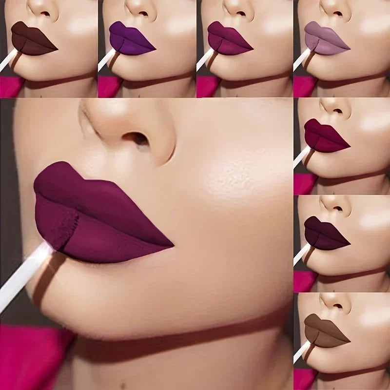 20 Colors Optional, High Pigmented Matte Velvet Lip Glaze - Long-Lasting, Smudge-Proof, Non-Moisturizing Liquid Lipstick 1pc Zpaxo