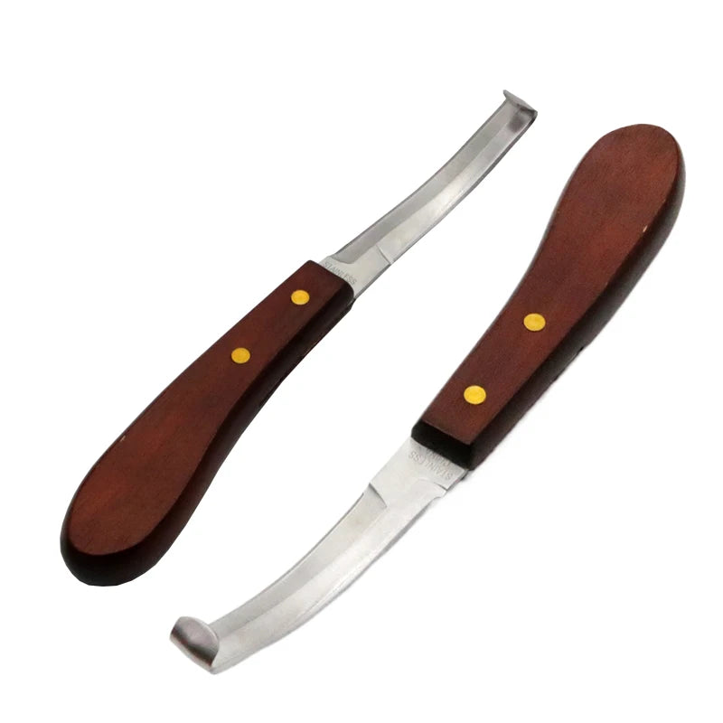 Horse Loop Hoof Knife Trimmer Blade Sheep Cattle Double Edged Shears