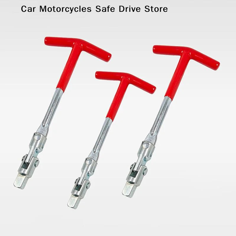 CM3 T Handle Spark Plug Wrench 14 16 Sockets Swivel Head T-handle Car