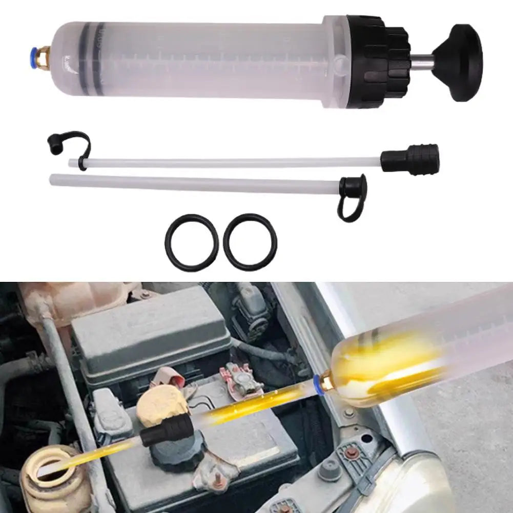 500cc Manual Car Oil Fluid Extractor Pump with Long Rubber Hose Oil Fluid Extractor Pump Zpaxo