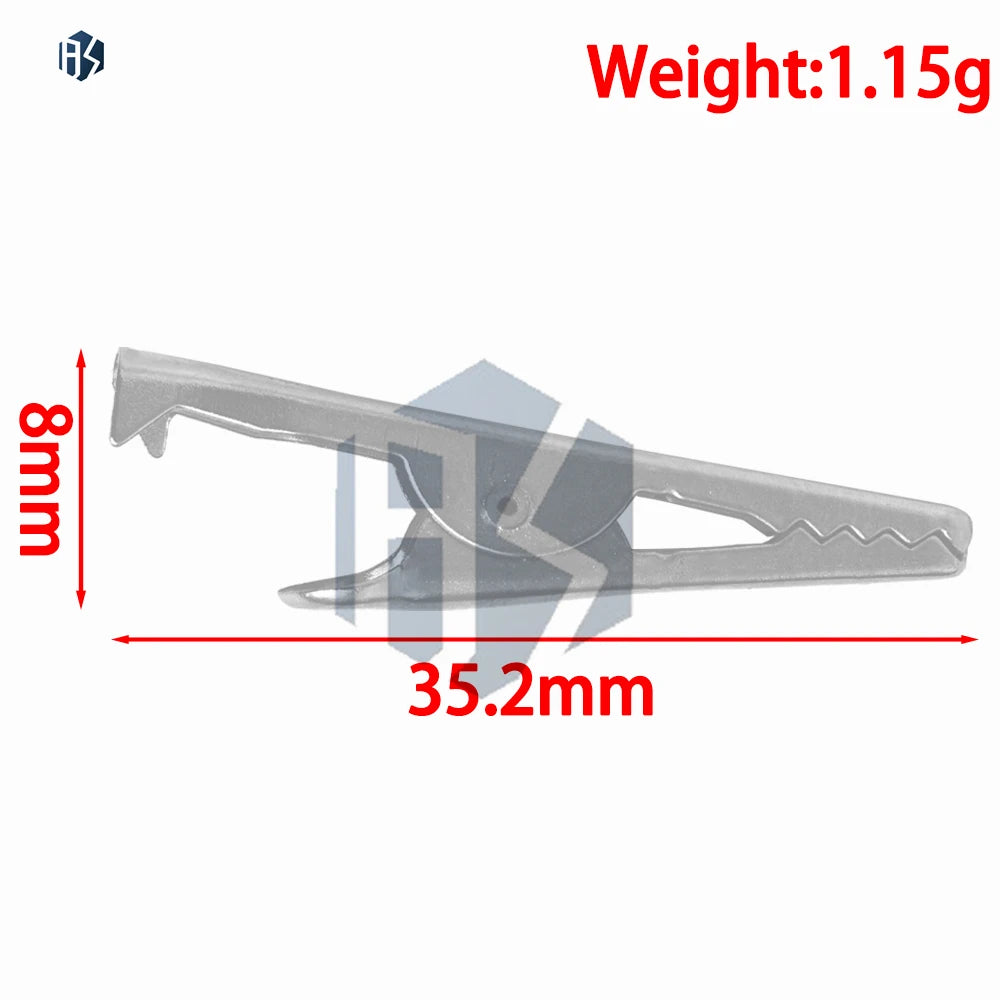 Male Female Alligator Clip Test Cable 10Pin Dual Head Jumper Wires Zpaxo