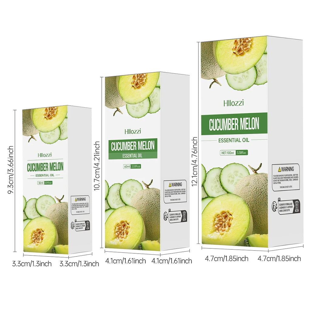 CUCUMBER MELON ESSENTIAL OIL Fruit essential oils Pure essential oils Hydrating Moisturizing Multifunctional essential oils Arom Zpaxo