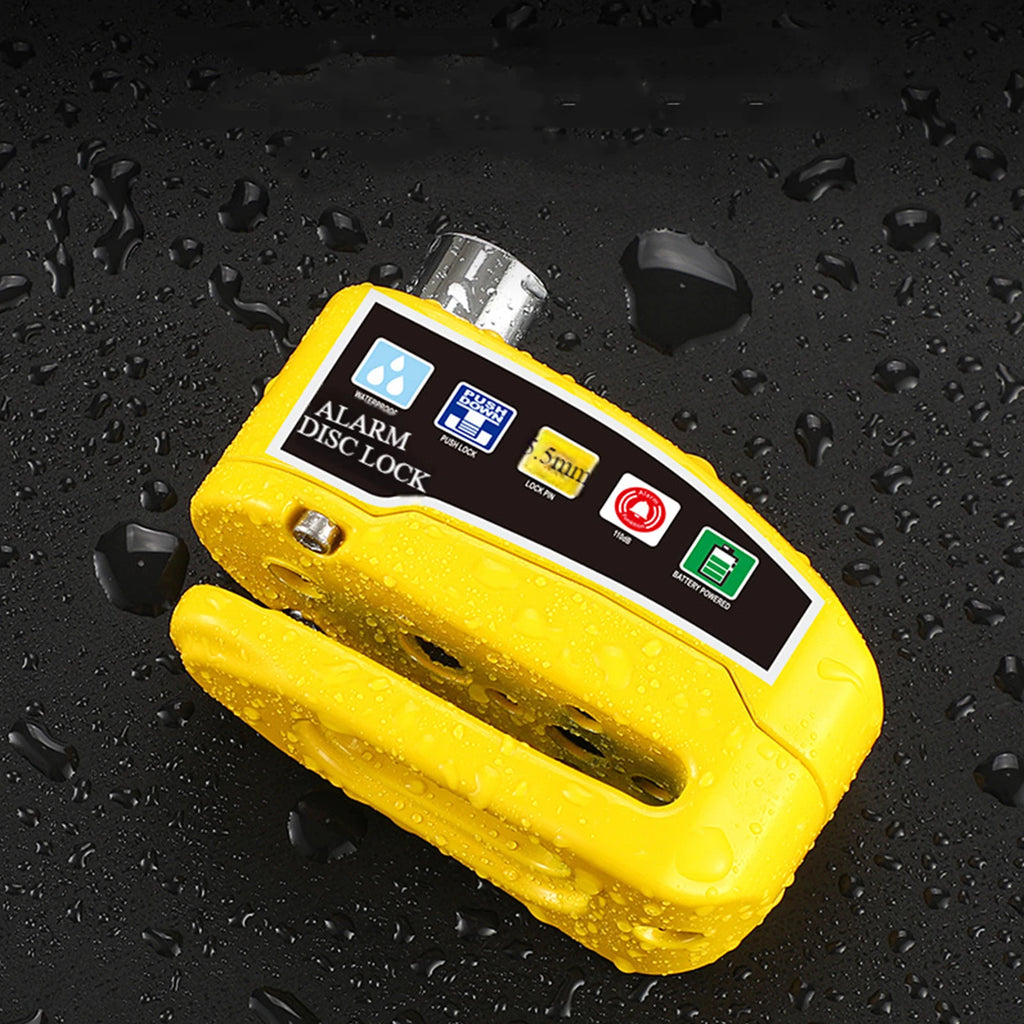 Motorcycle Disc Block Alarm Lock Rust Proof Electric Bike Locks Loud