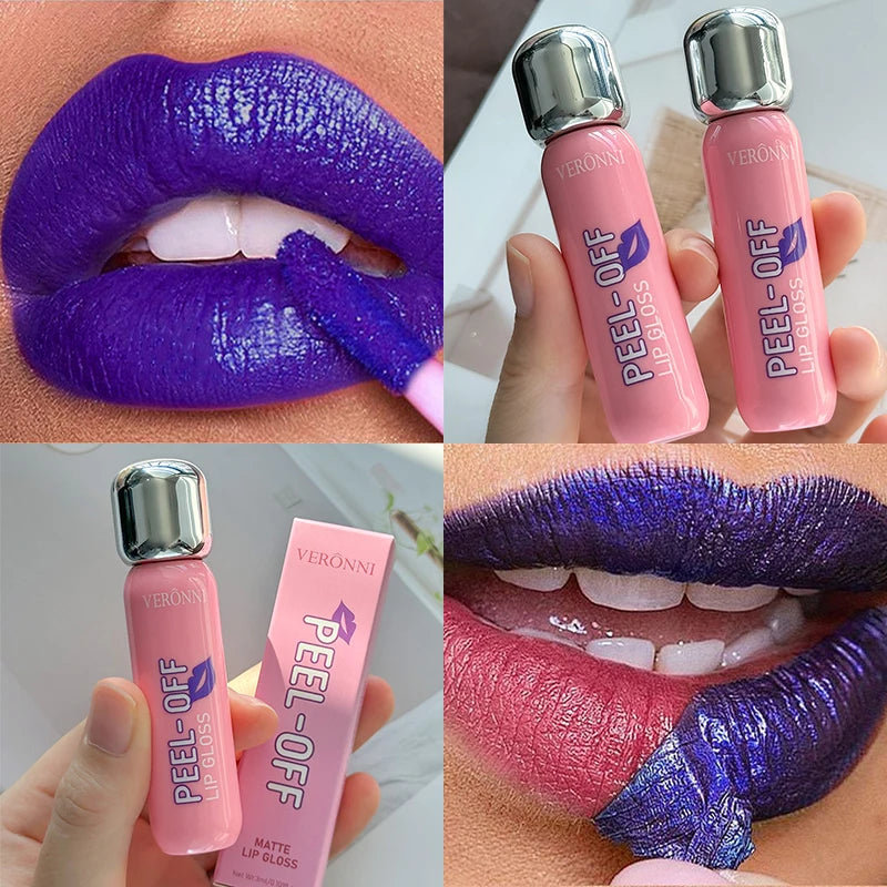 Long-lasting Peel-off Lip Gloss Waterproof Moisturizing Portable Zpaxo