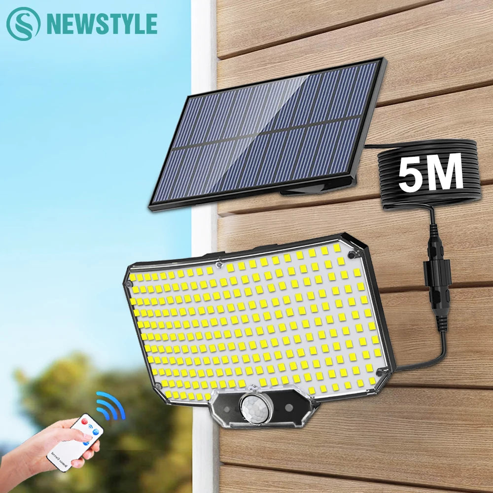 234 318 348 LED Solar Lights 3 Working Modes Bright Motion Sensor Zpaxo