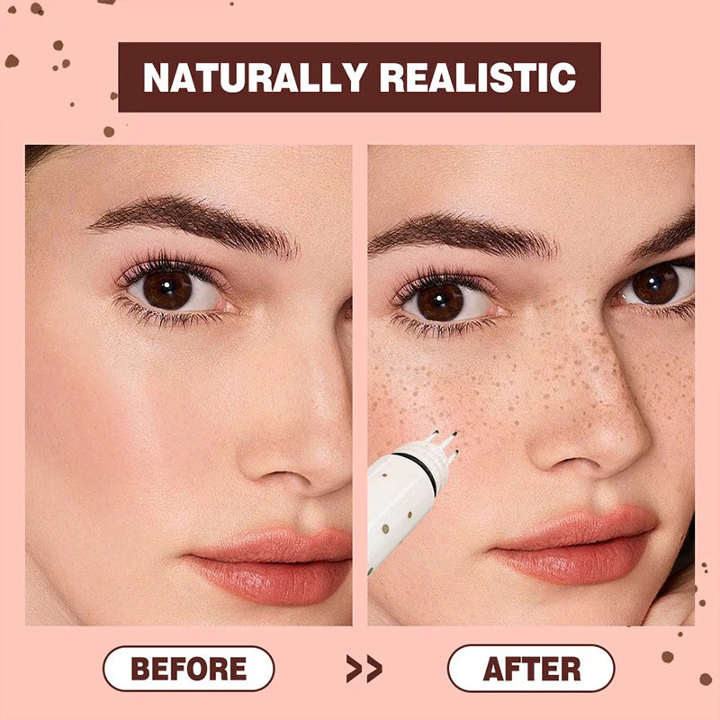 Liquid Air Cushion Five-point Freckle Stamp Pen Natural Simulation Instant Face Fake Dot Spot Pen Waterproof Lasting Makeup Zpaxo
