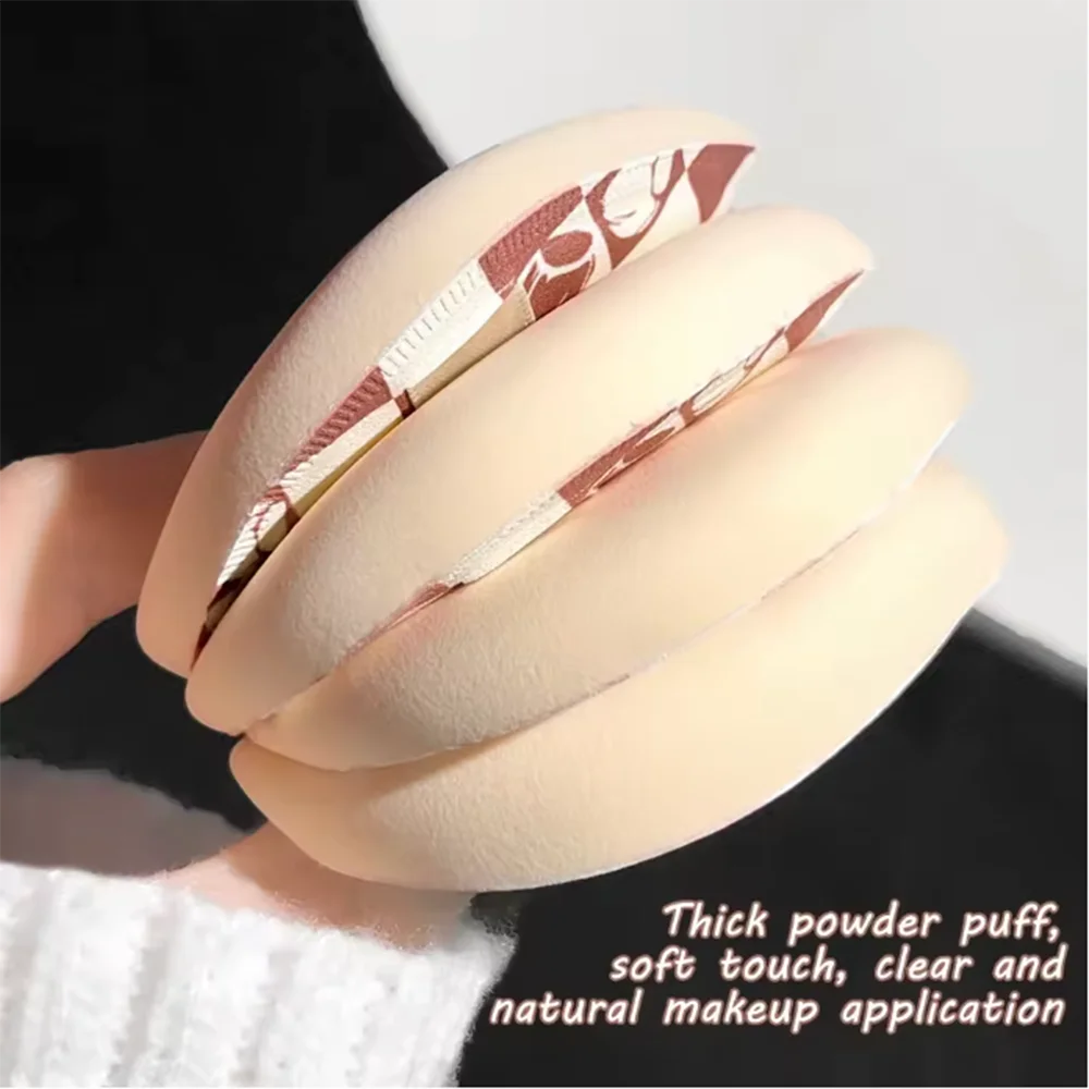 Dry and wet makeup puff sponge soft Korean style cute elastic marshmallow soft cushion makeup foundation set Zpaxo