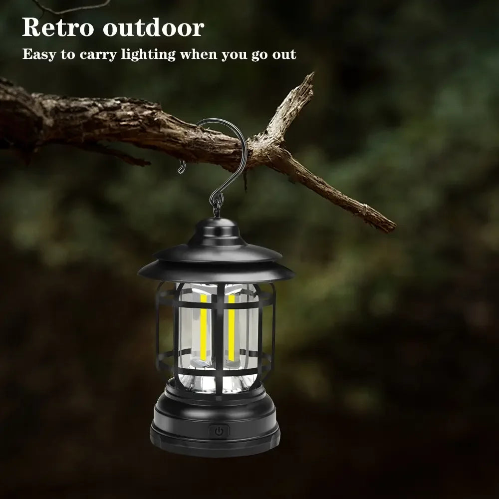 ESMARTER COB LED Camping Lantern – 2 Modes, Waterproof