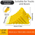 Slider Heavy Duty Wheel Chocks Lightweight Portable Stoppers Plastic Zpaxo Style F