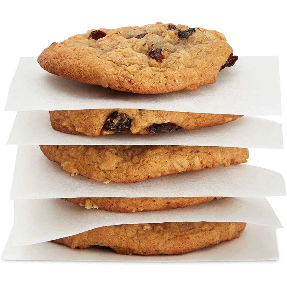500Pcs Baking Paper Parchment 4x4 Inch Nonstick Square Patty Paper Sheets for Biscuits Cookies Burger Press Zpaxo
