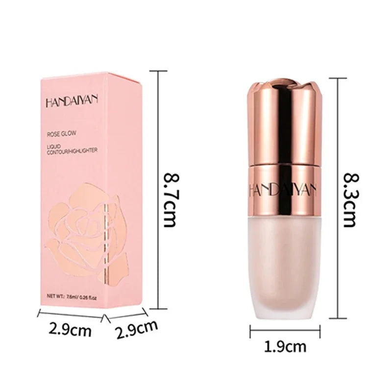 Liquid Contouring Highlighter Stick Pearlescent Matte Highlighters Lasting Smooth 3D Body Face Brightening Makeup Cosmetics Zpaxo