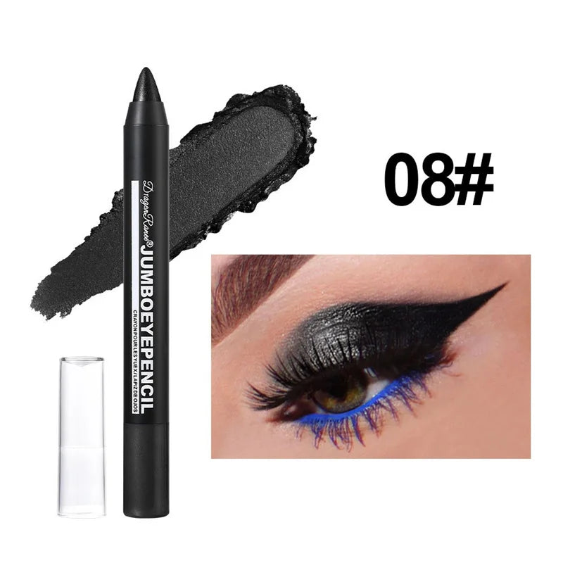 12 Colors Long-lasting Eyeshadow Pencil Waterproof Pigment Blue Zpaxo 08