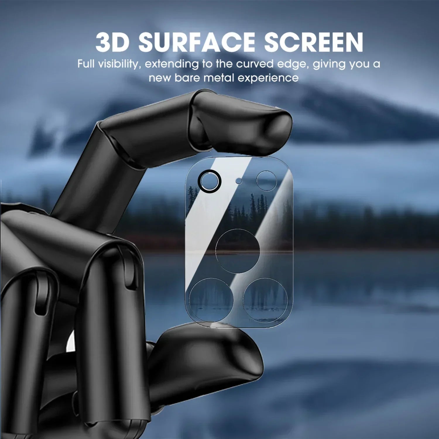 3D Camera Lens Back Glass Protector Apple Iphone 17 Max Tempered