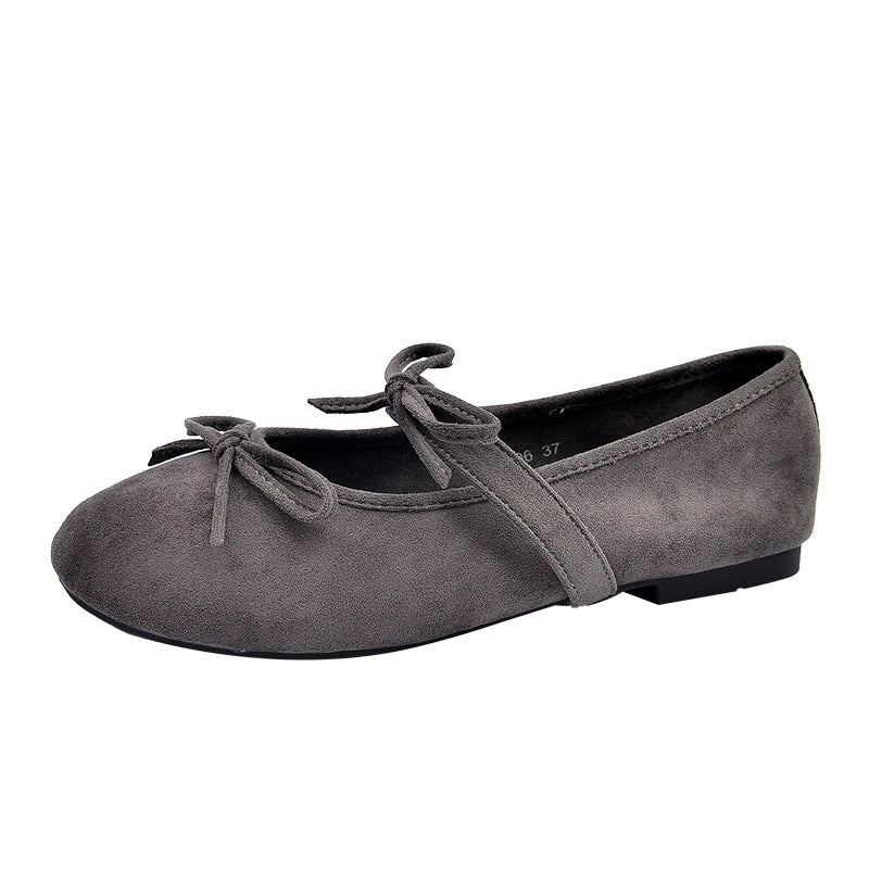 Women's Fashion Inner Increase Heel Shoes Spring Square Head Shallow Zpaxo 40 GRAY