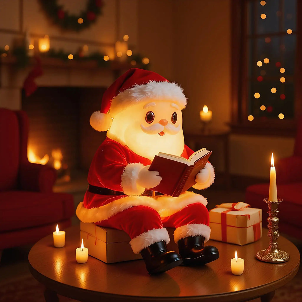 Christmas Night Light Santa Claus Decor Nightlight LED Desk Table