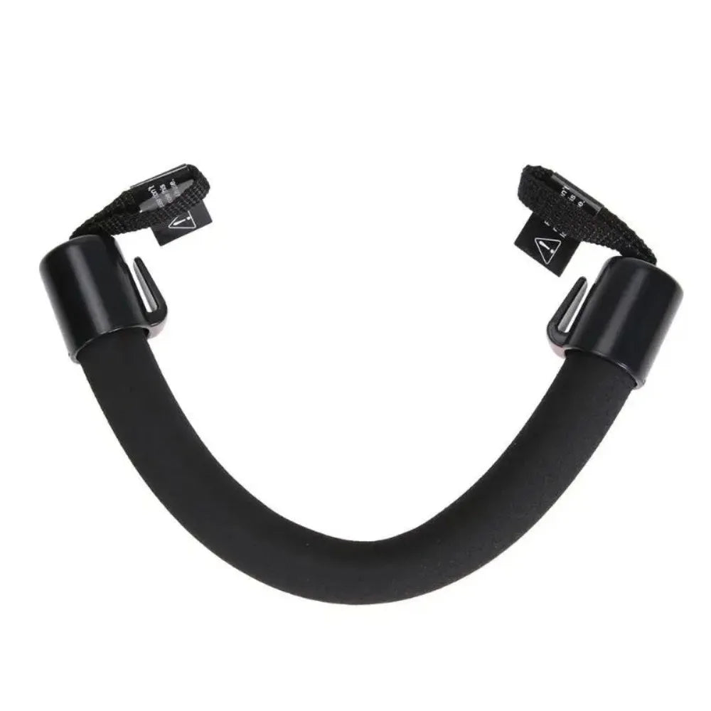 Soft Material Car Headrest Grab Handle Anti-fall Feature Universal Zpaxo Black