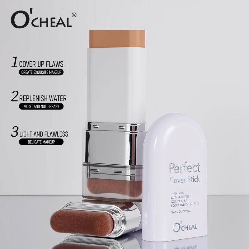 O'CHEAL Perfect Cover Stick Concealer & Foundation – Waterproof Concealer Foundation Stick Zpaxo