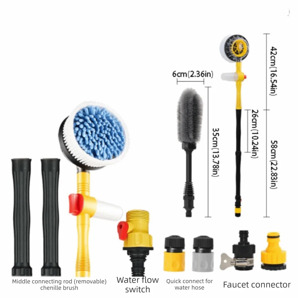 360 Degree Rotation Car Rotary Wash Brush Automatic Rotating Zpaxo