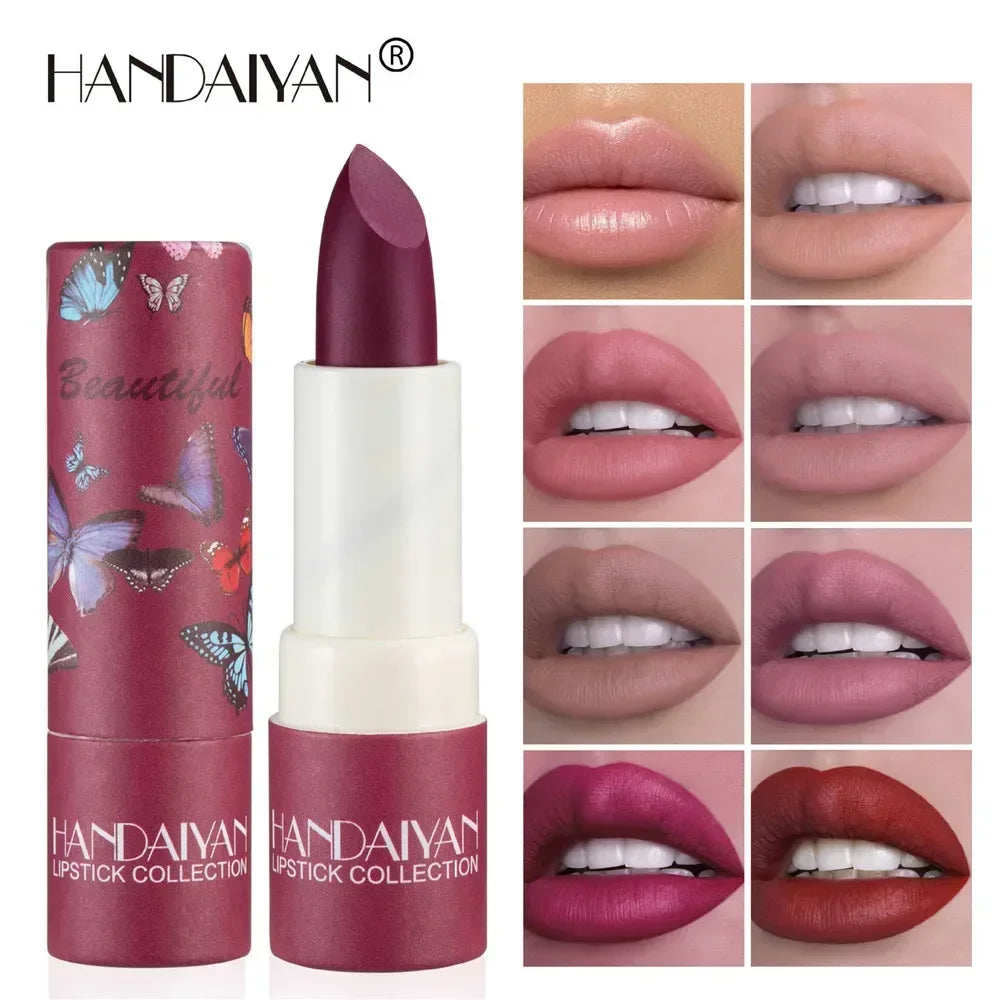 8 Colors Moisturizing Velvet Matte Lipstick Waterproof Long Lasting Not Easy To Fade Sexy Red Lip Tint Nude Lipstick Cosmetics Zpaxo