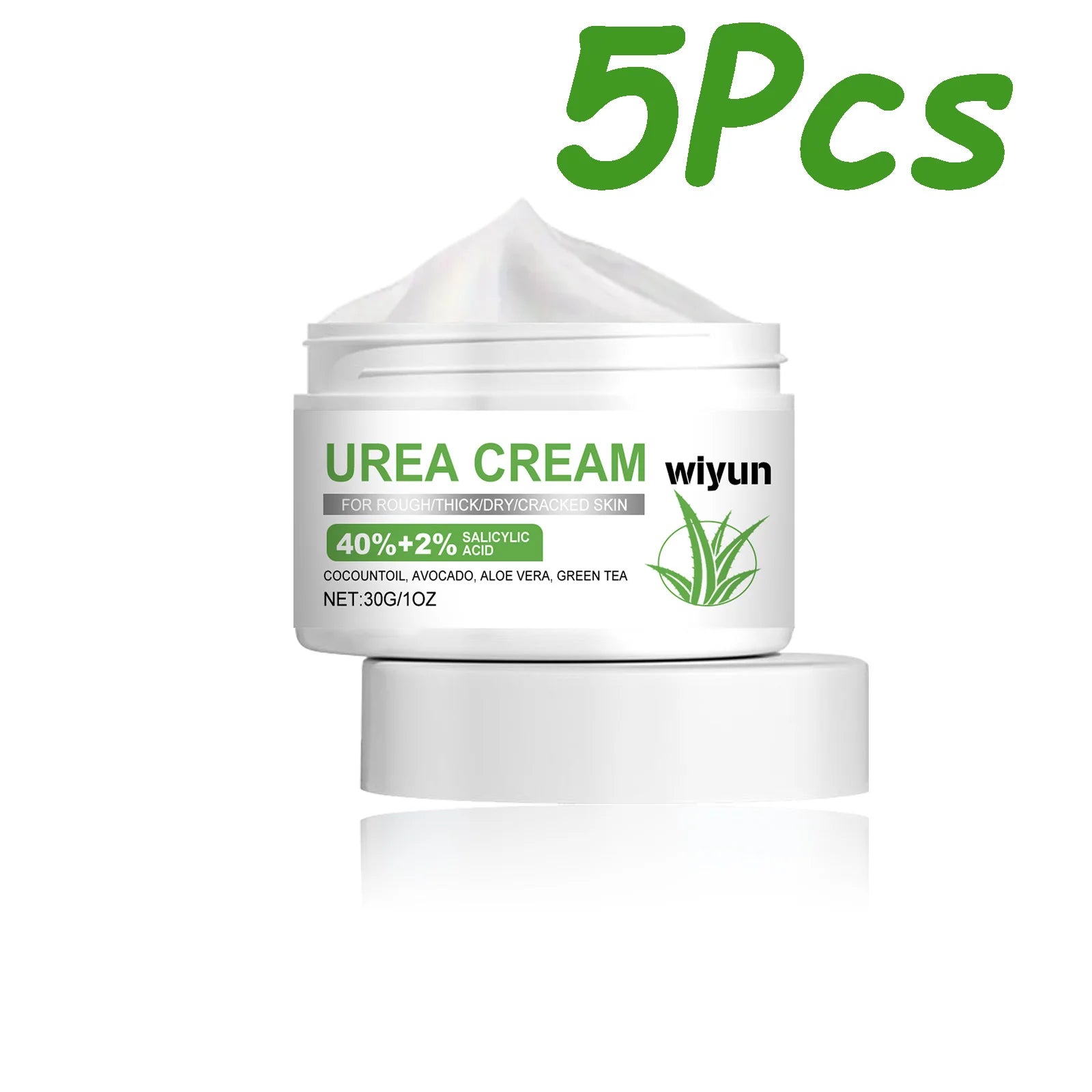 WIYUN 40% Urea Foot Cream – Cracked Heels & Callus Repair Urea Foot Cream Zpaxo 5 x 30g Boxed