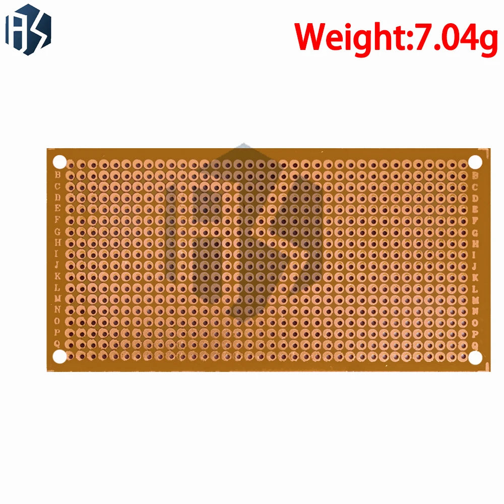 5x10cm FR4 Single-sided Prototyping Board Universal Tinned Zpaxo
