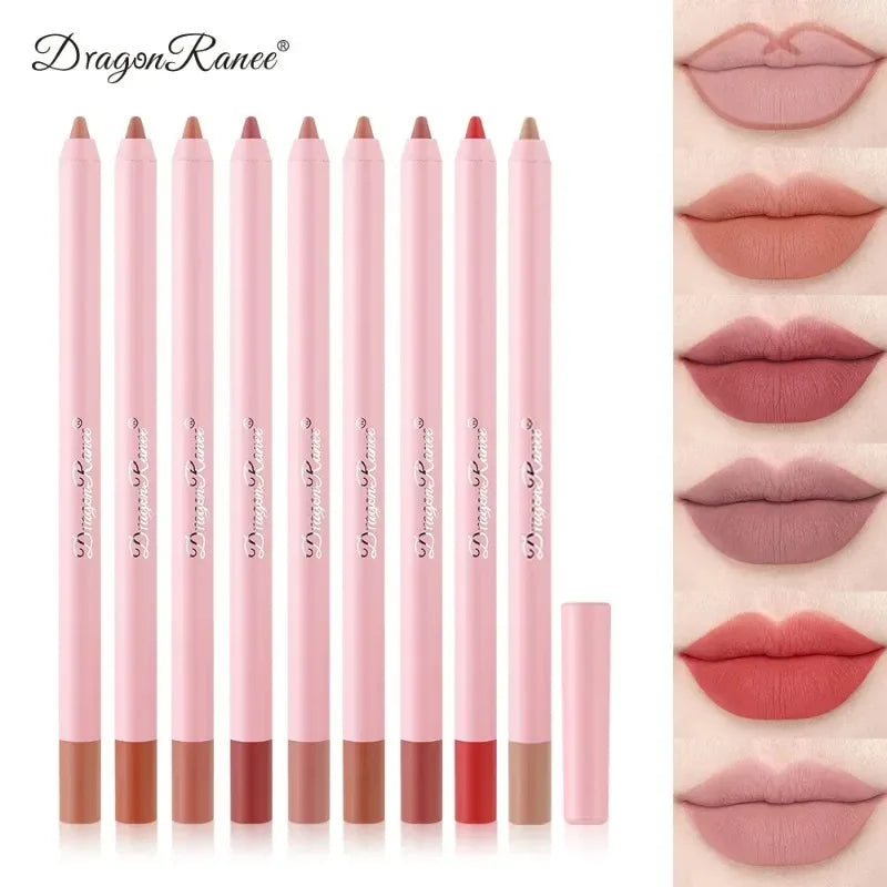 12 Colors Matte Lip Liner Pencil Waterproof Plumping Stain Lipstick