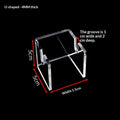Hand Fan Display Stand Bracket Clear Acrylic Holder Storage Support