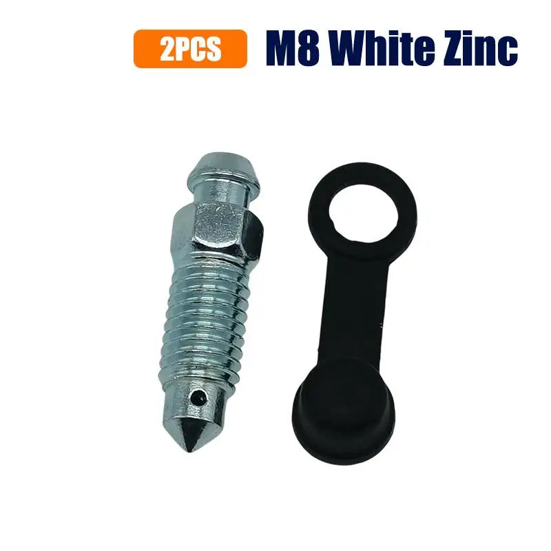 CM2 Motorcycle Brake Caliper Oil Drain Deflation Screws M8 M10 Rubber Zpaxo A3